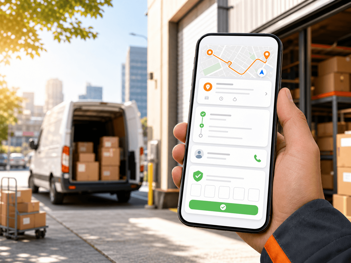 Give drivers the route details they need to complete the day